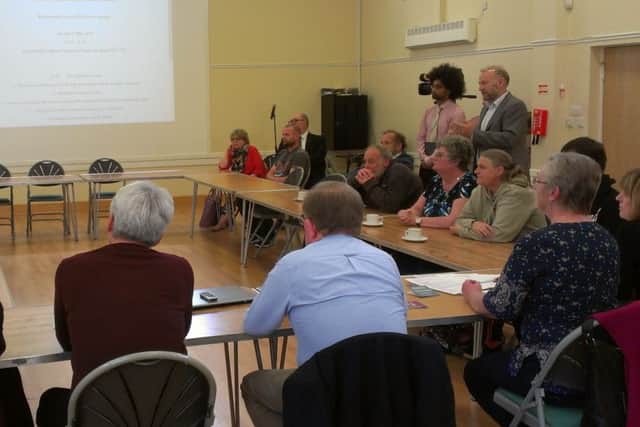 A public meeting was held by governors for people to raise their concerns on Southern Health