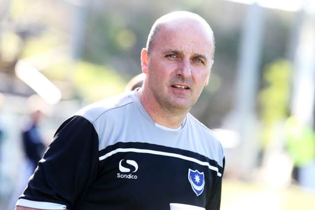 Pompey boss Paul Cook   Picture: Joe Pepler