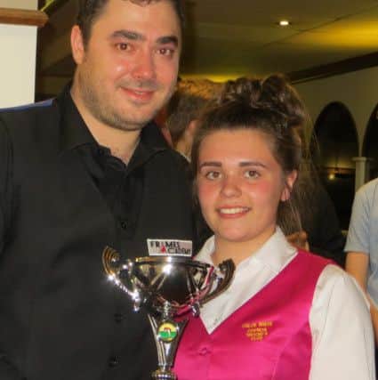 Chloe White with Kurt Maflin