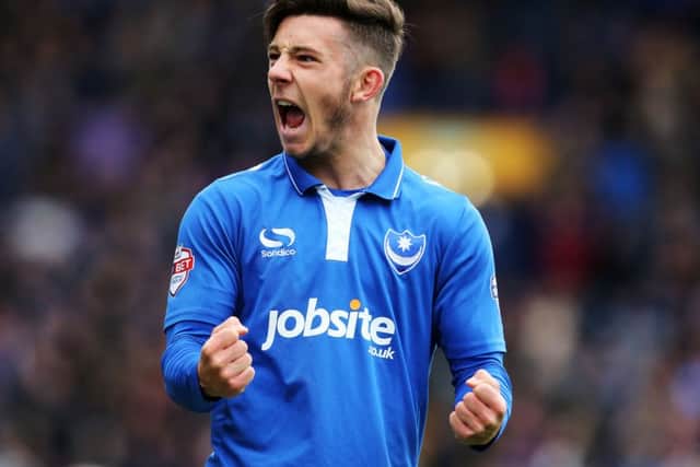Pompey striker Conor Chaplin Picture: Joe Pepler