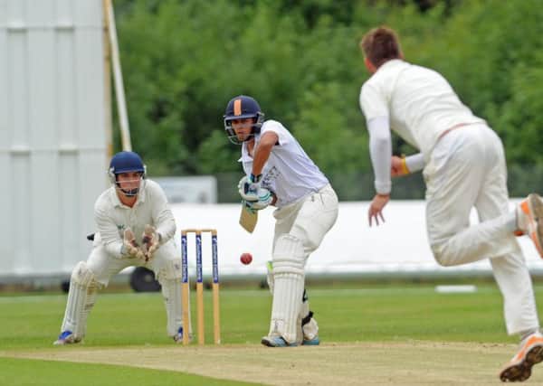 Basil Akram hit an unbeaten century for Sarisbury last weekend in the defeat of Hook          Picture: Ian Hargreaves