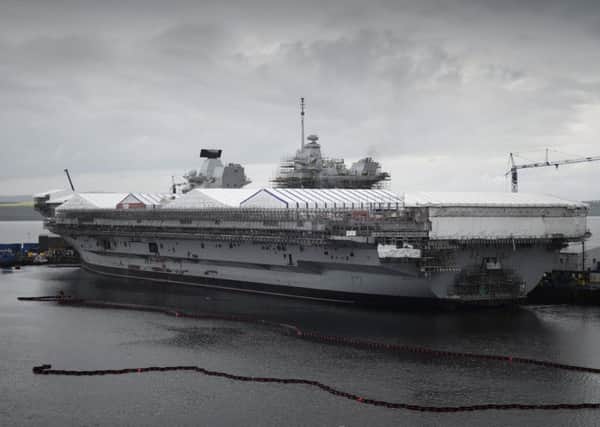 Tthe Queen Elizabeth carrier is near completion Picture: John Linton/ACA
