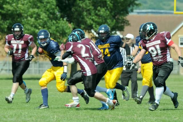 Portsmouth Dreadnoughts against Hastings Conquerors. Picture: Paul Jacobs (151030-7)