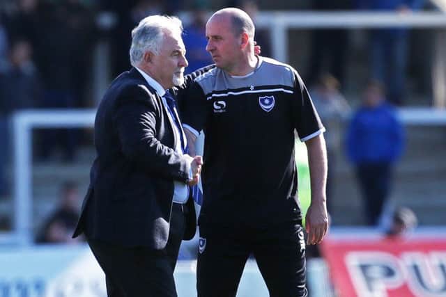 Iain McInnes and Paul Cook. Picture: Joe Pepler