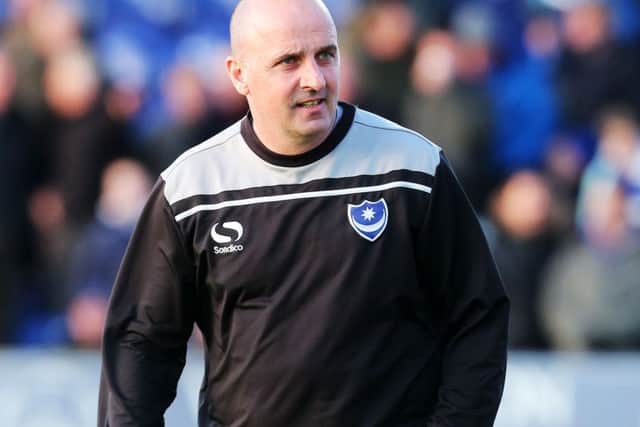 Pompey boss Paul Cook Picture: Joe Pepler