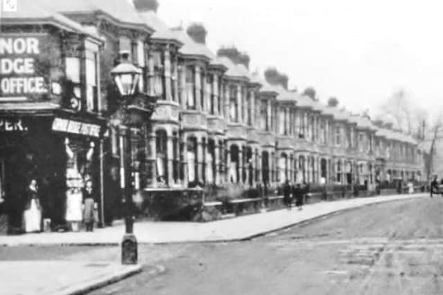 Looking north up Copnor Road with New Road East on the left