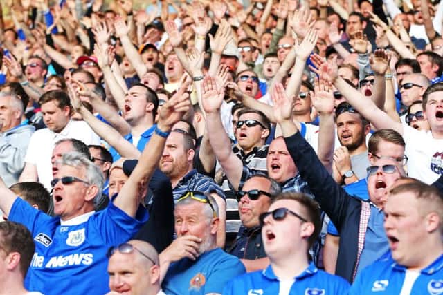 The Fratton faithful Picture: Joe Pepler