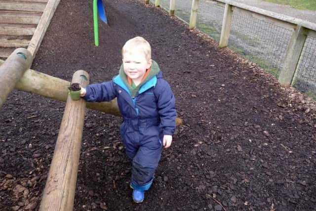 Sebbie Smith, three-and-a-half, who has histiocytosis, a rare form of cancer. An all-day event at the Square Tower on June 5 will raise money for HistioUK, which has helped Sebbie's family