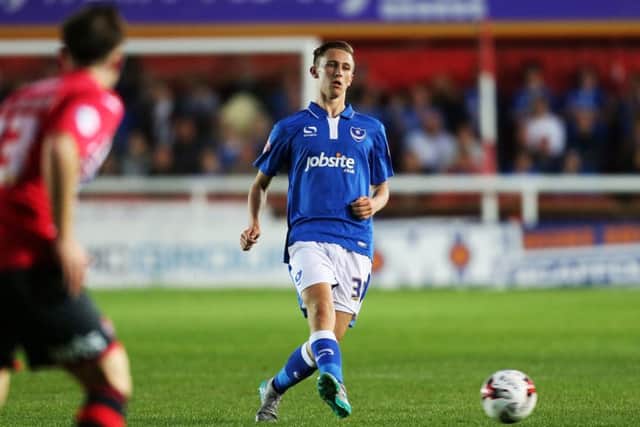Pompey youngster Adam May    Picture: Joe Pepler