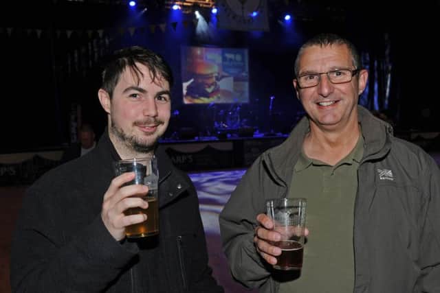 Steve Whitehead and dad Rob Whitehead from Fareham.
Picture Ian Hargreaves (160702-1)