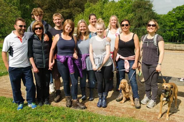 Some of those who took part in the 'Ward Walk'