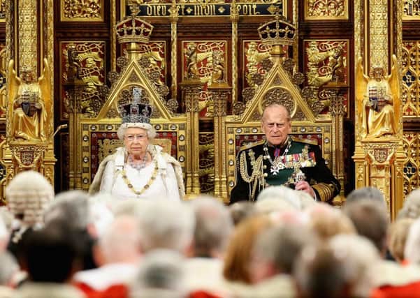 The state opening of parliament in the House of Lords.  Picture: Chris Jackson/PA Wire
