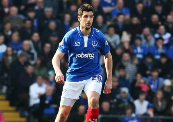 Pompey midfielder Danny Hollands Picture: Joe Pepler