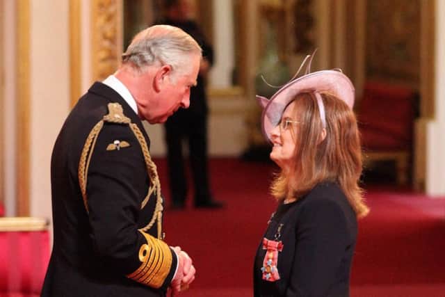 Professor Melanie Davies is made a Commander of the Order of the British Empire by The Prince of Wales at Buckingham Palace
Picture: Anthony Devlin/PA