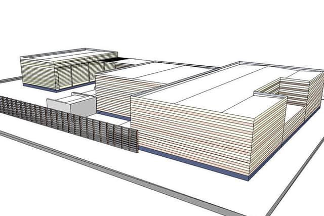 What the interconnector IFA2 site at Daedalus in Lee-on-the-Solent would look like
