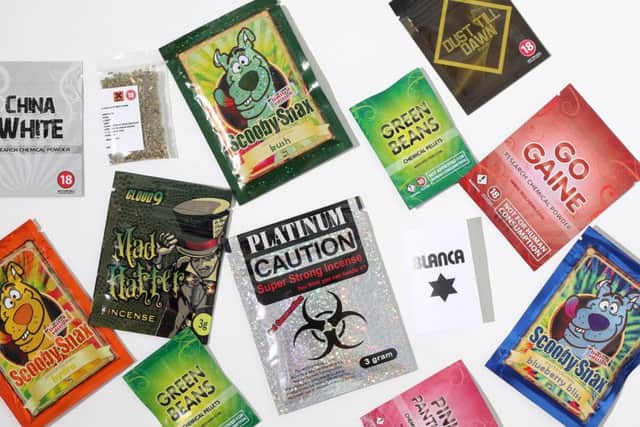 Packets of legal highs