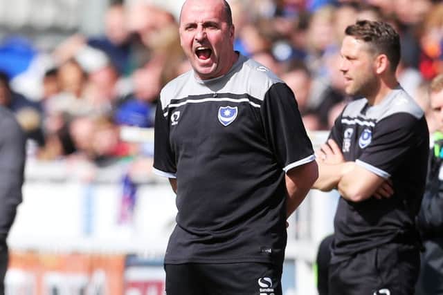 Pompey boss Paul Cook