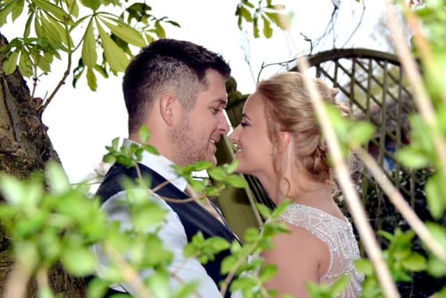 Liam Murphy and Kelly Sowden married at the Winchester Hotel and Spa last month