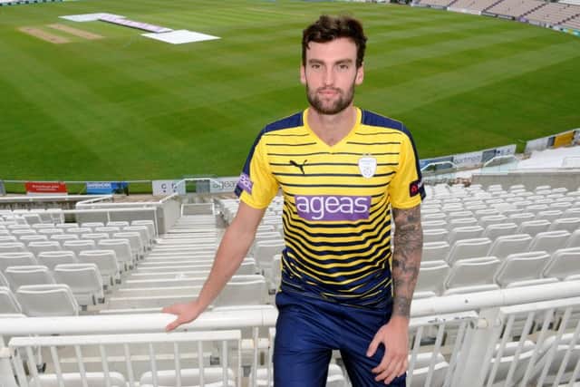Hampshire bowler Reece Topley Picture: Sarah Standing