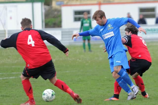 Chaz Gardner impressed as Baffins beat a youthful Hawks side to win the Portsmouth Senior Cup    Picture: Ian Hargreaves