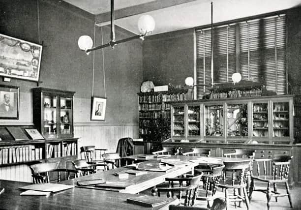 The Portsmouth Grammar School library where Francis Harvey debated the ethics of war. All pictures courtesy of Portsmouth Grammar School.