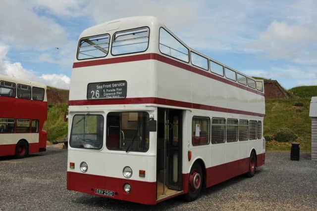 Visit Fort Nelson free of charge on a classic bus on Monday