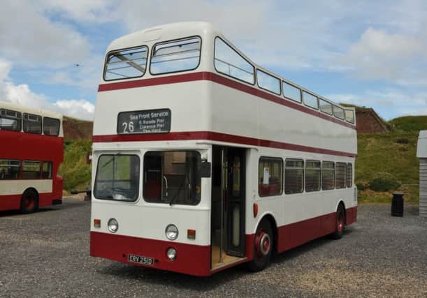Visit Fort Nelson free of charge on a classic bus on Monday