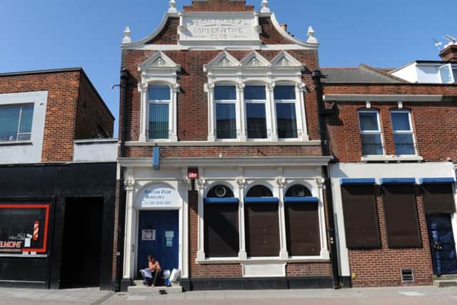 The
Southsea Conservative Club building in Albert Road, Southsea