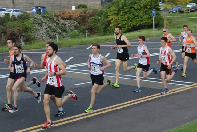 Lachlan Wellington showed his great quality with victory in the Lakeside 5k race. Picture: David Brawn