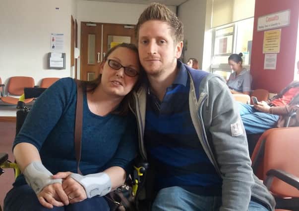 Susanne Stanbury with husband Rob  Picture: Portsmouth Hospitals NHS Trust