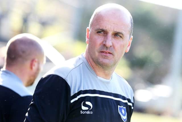 Pompey boss Paul Cook Picture: Joe Pepler