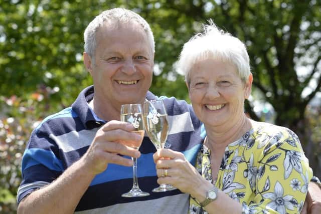 Geoff and Judith Coombes, from Sarisbury Green in Fareham,  won Â£1m on the Lotto Millionaire Raffle.
