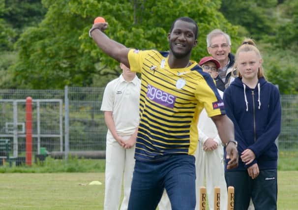 Darren Sammy missed out on a debut for Hampshire. Picture: Sarah Standing