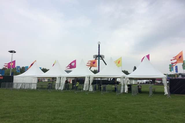 Gates to the Mutiny Festival on King George V Playing Fields Cosham PPP-160528-110940001