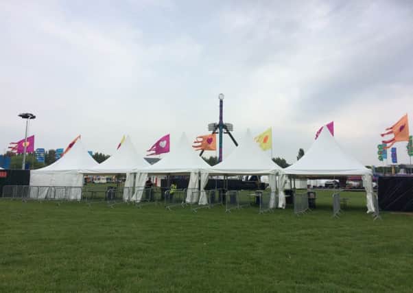 Gates to the Mutiny Festival on King George V Playing Fields Cosham PPP-160528-110940001