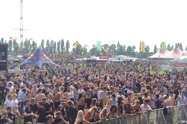 Crowds enjoy the show at Mutiny Festival