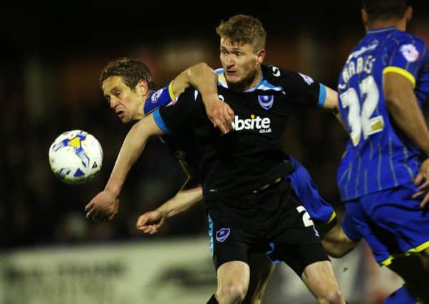 Former Pompey player Paul Robinson in action against the Blues at the tail end of this season