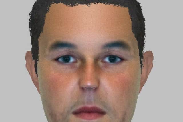 An efit image of the man police are looking for