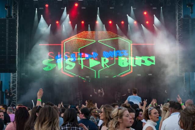 Sister Bliss entertains the crowd. Picture: Keith Woodland
