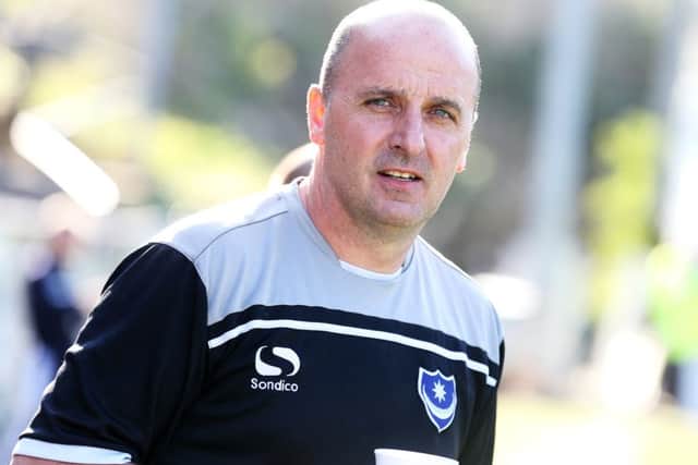 Pompey boss Paul Cook Picture: Joe Pepler