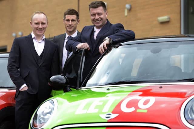 From left, are: LetCo operations director Rob Leatherland, sales director Oliver Warren and commercial director Simon Hill.Submitted May 31, 2016 - The News Portsmouth