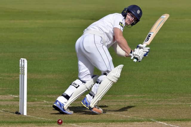 Jimmy Adams is on 47 not out Picture: Neil Marshall