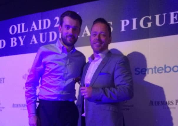 Myself with popular comedian Jack Whitehall