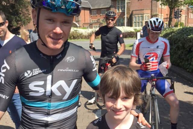 Finlay Cousins meets Chris Froome