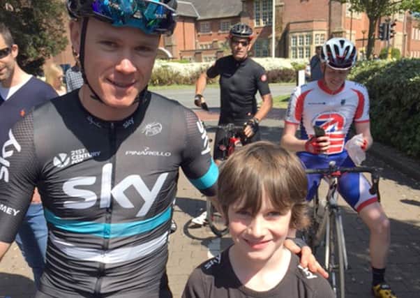 Finlay Cousins meets Chris Froome