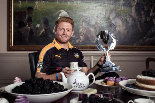Jonny Bairstow at the Royal London One Day Cup launch