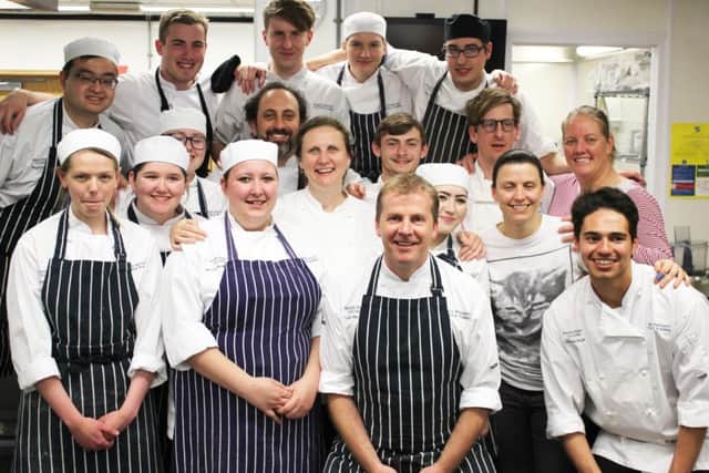 Angela Hartnett at South Downs College