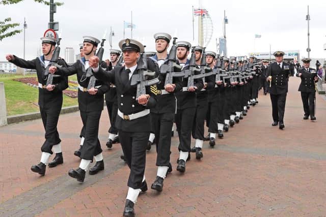 The Freedom of the Borough March Picture: LA(Phot) Nicky Wilson