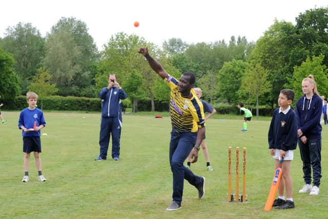 Darren Sammy. Picture: Sarah Standing (160738-1069)
