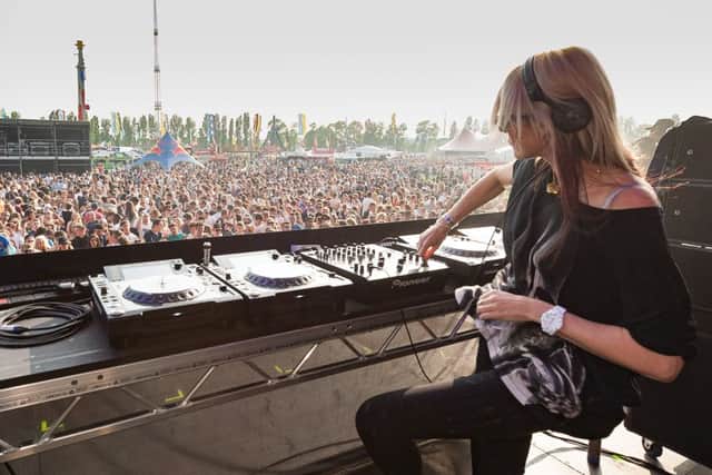 Sister Bliss entertains the crowd at Mutiny Festival 2016.
Picture: Keith Woodland (160796-0316)